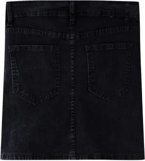 Womens Jeans High Waisted Skirt Side Slit with High Waisted Jean Shorts Stretchy
