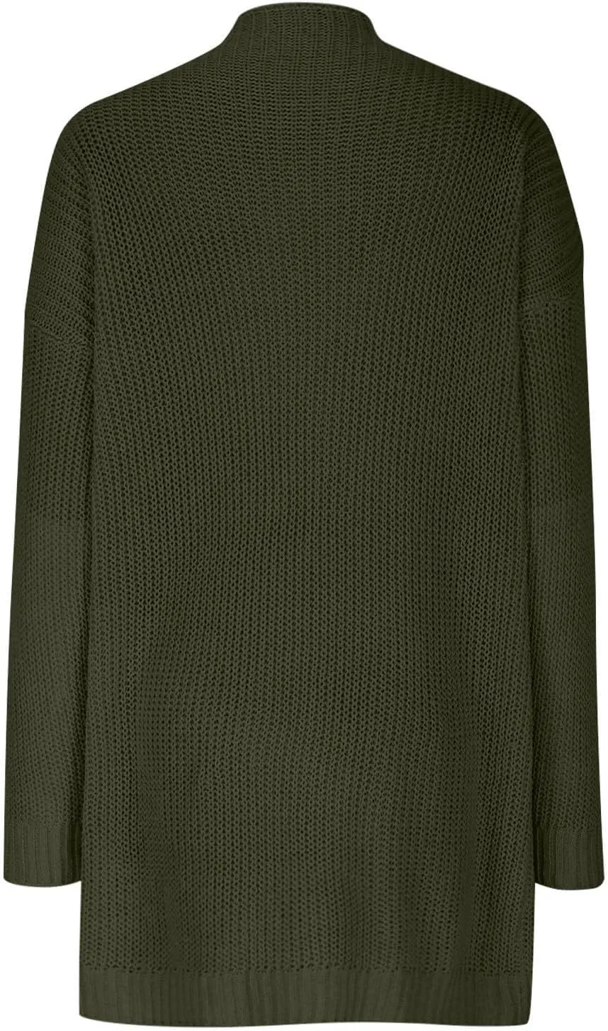Women's Knitted Long-sleeved Loose Sweater Knitted Dress