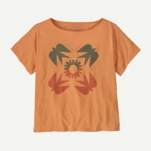 Women's Sunfirst Relaxed Drop Sleeve Organic T-Shirt