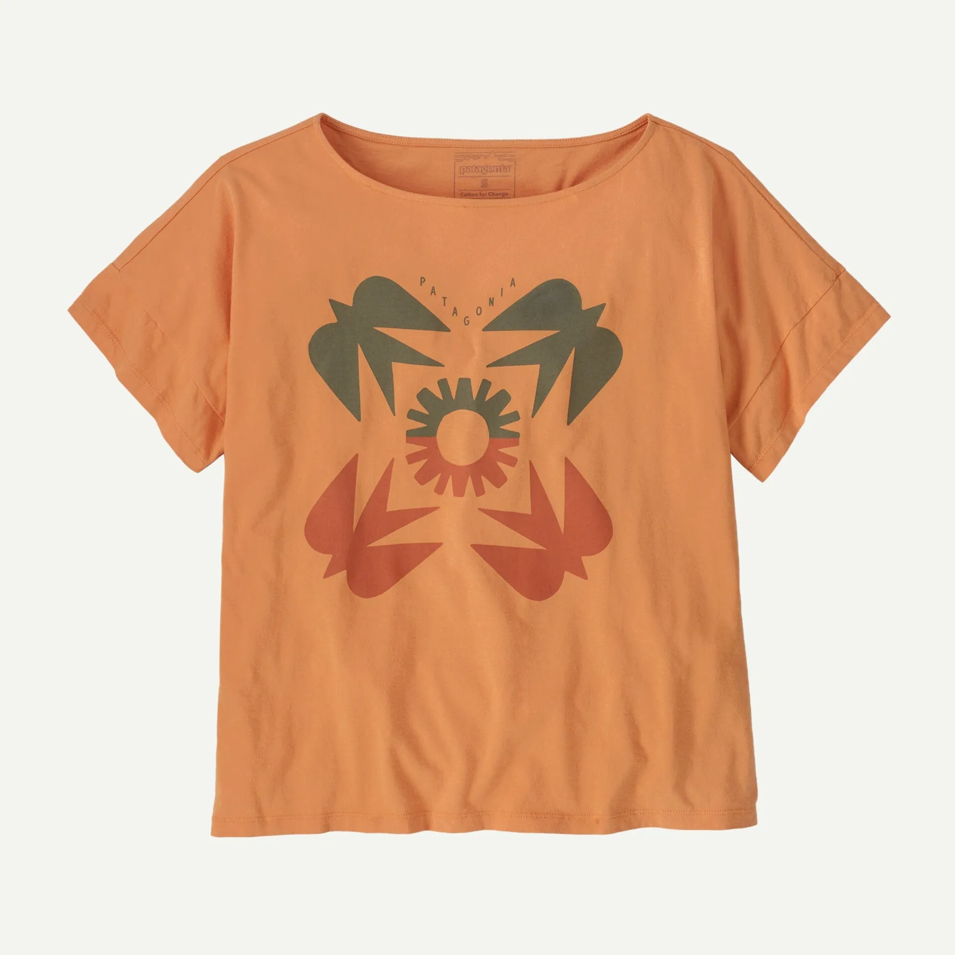Women's Sunfirst Relaxed Drop Sleeve Organic T-Shirt