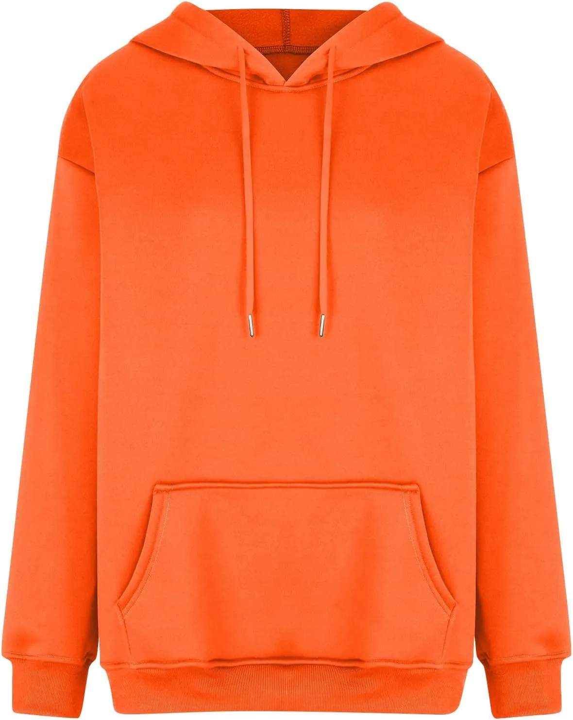 Womens Sweatshirts Trendy solid color Hoodie Casual Fleece Pullover Drawstring Fall Sweater Comfort Hoodie Hiking Clothes