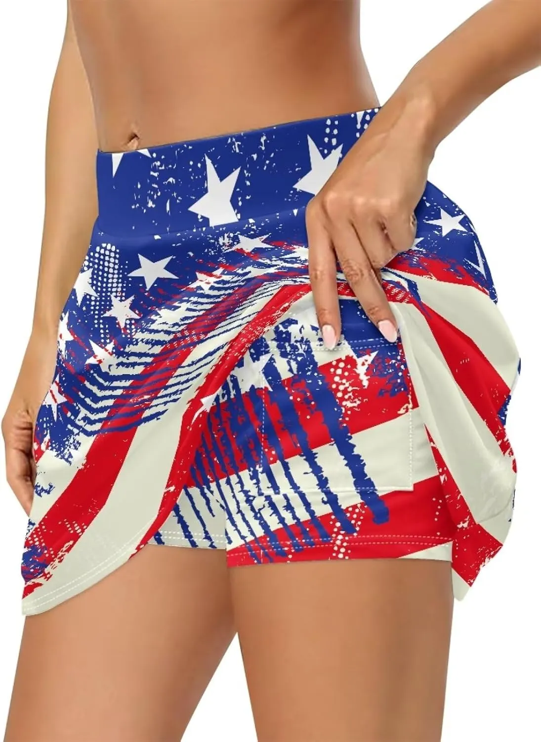 Women's Tennis Skirts Athletic Golf Skorts with Pocket High Waist Activewear Skirt Workout Running Shorts