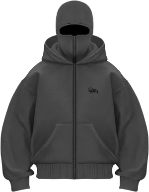 Women's Velvet Double Hat Sweatshirt Fashion Zip Up Hoodies Casual Long Sleeve Warm Hooded Shirt Winter Thermal Tops