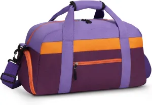 WOOMADA Travel Duffle Bag, Weekend Bag with Wet Pocket & Trolley Sleeve, Overnight Bag With Shoe Compartment, Fit for Sports Practice, Travel and Gifts(purple)