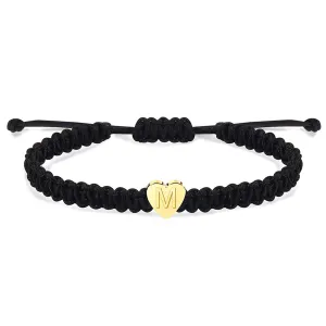 Woven Rope Bracelet Alphabet Strings