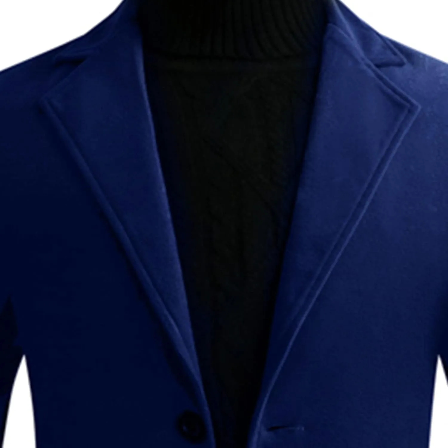 XUNRYAN Teen Boys Trench Coats Wool-Blend Peacoats Slim Fit Lapel Blazer Jackets Elegant Suits Winter Fall Fashion Coat