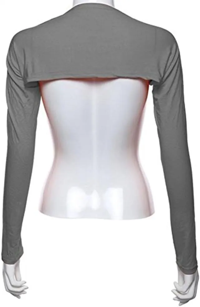 YEESAM Bolero Shrugs for Women Long Sleeve Arm Sleeves Hijab Accessories One Size