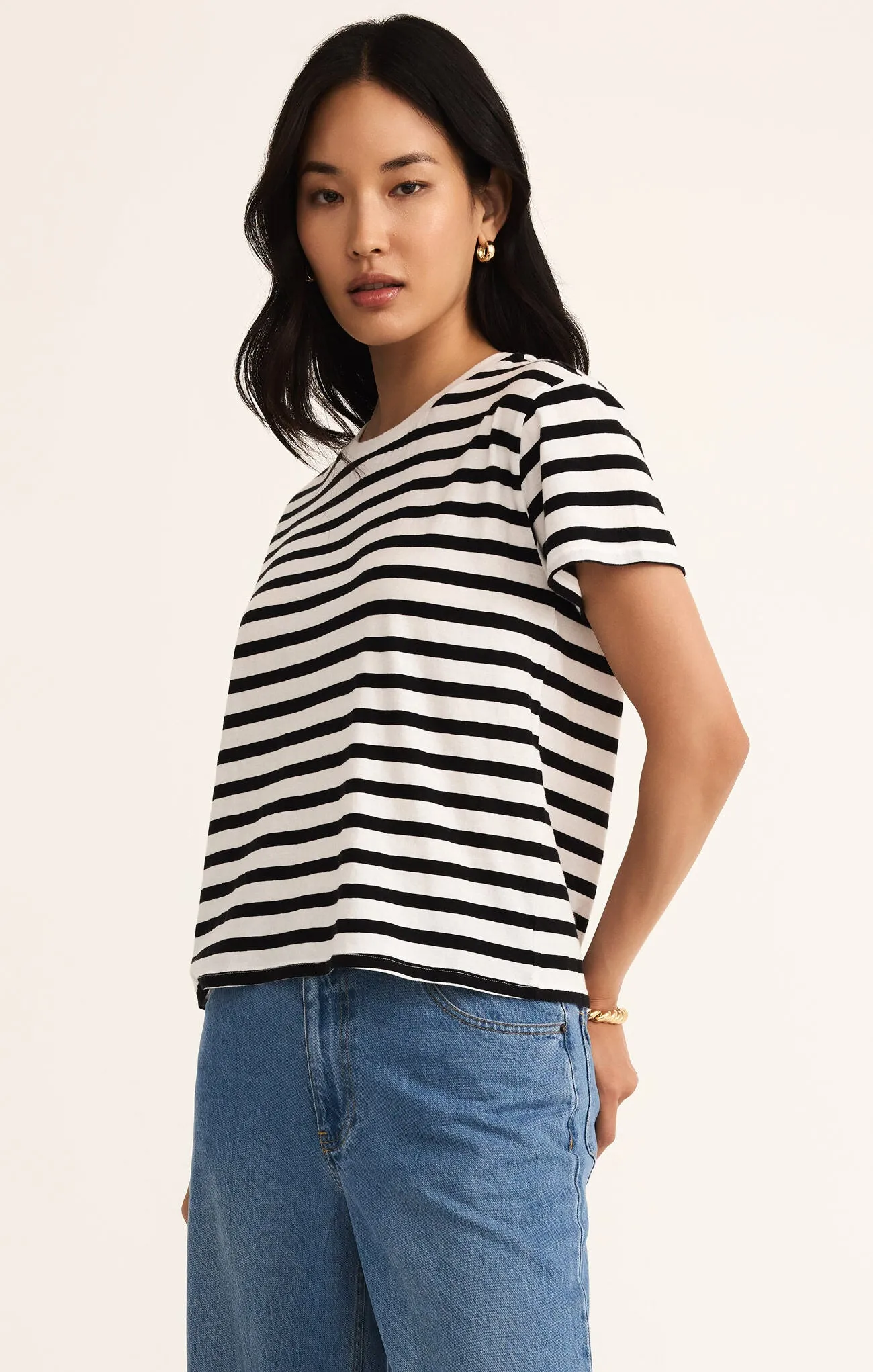 Z Supply Go To Stripe Tee