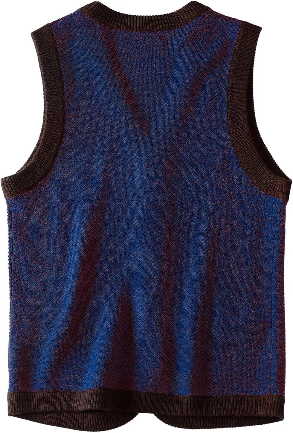 ZHILI Mens Sweater Vest Solid Knitted Lightweight Thermal Cardigan,DXL Big and Tall Vest